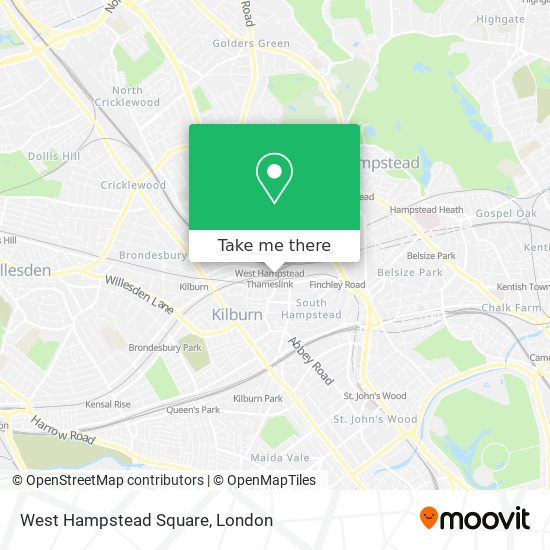 West Hampstead Square map