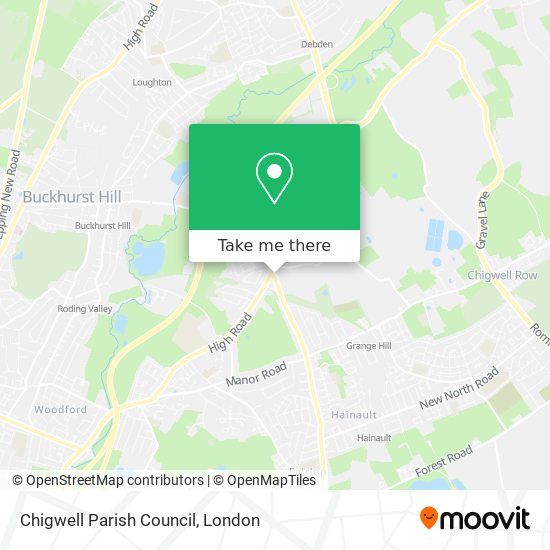 Chigwell Parish Council map