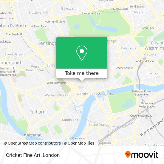 Cricket Fine Art map