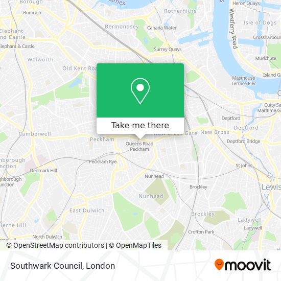Southwark Council map