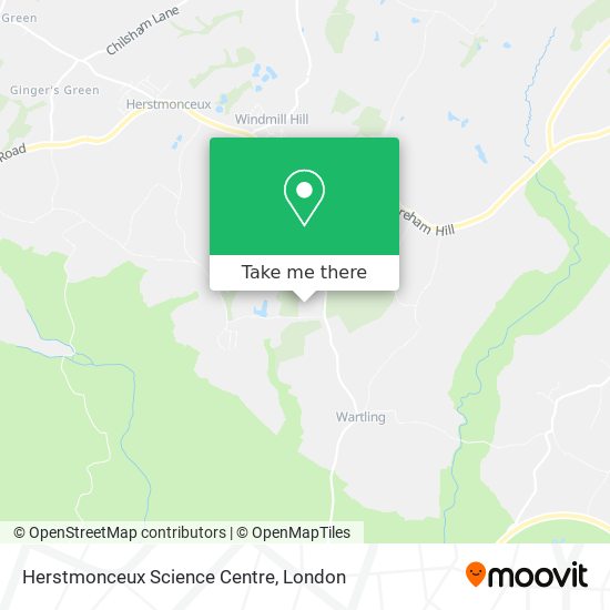 Herstmonceux Science Centre map