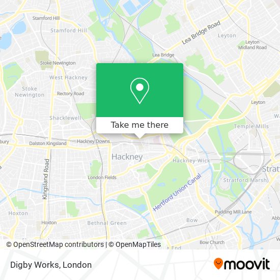 Digby Works map