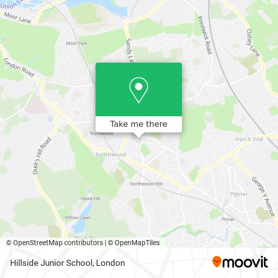 Hillside Junior School map