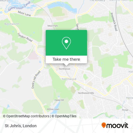 St John's map