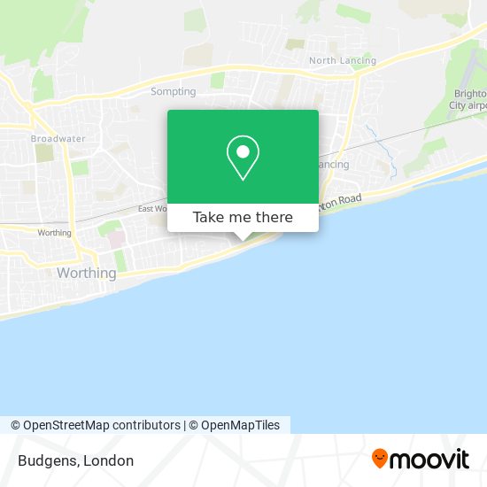 Budgens map