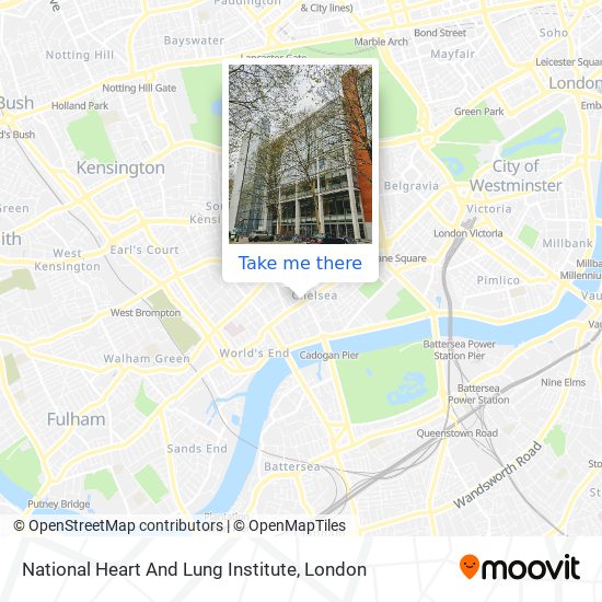 National Heart And Lung Institute map