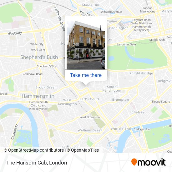 The Hansom Cab map