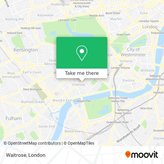 Waitrose map