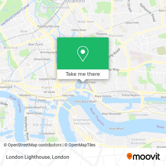 London Lighthouse map