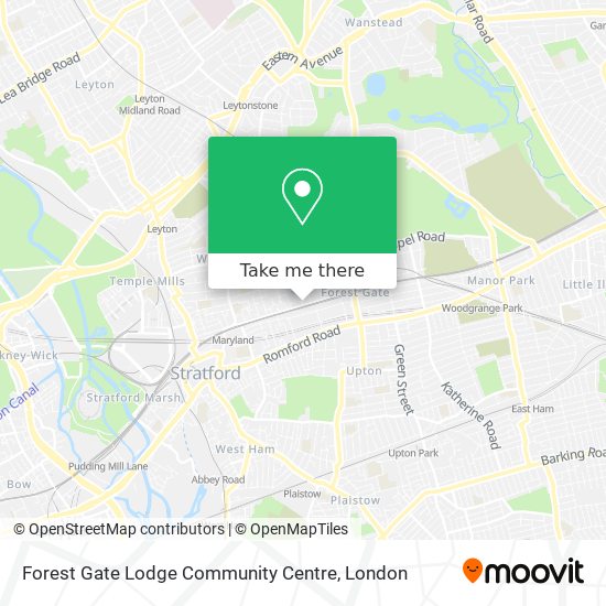 Forest Gate Lodge Community Centre map