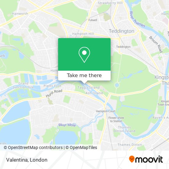 Valentina map