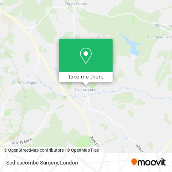 Sedlescombe Surgery map