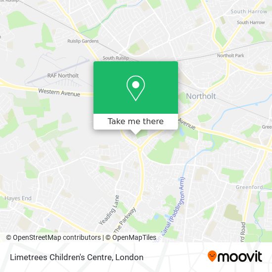 Limetrees Children's Centre map