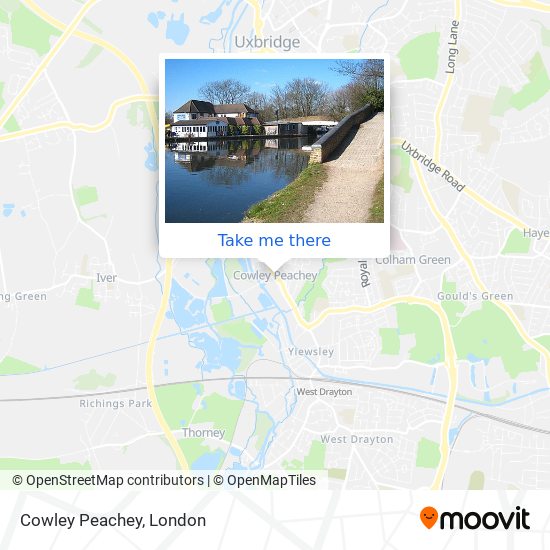 Cowley Peachey map