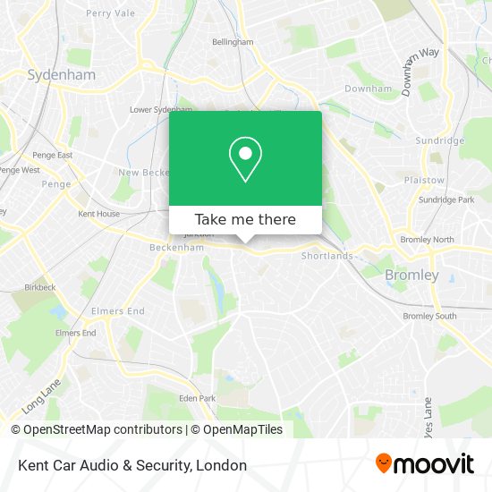 Kent Car Audio & Security map