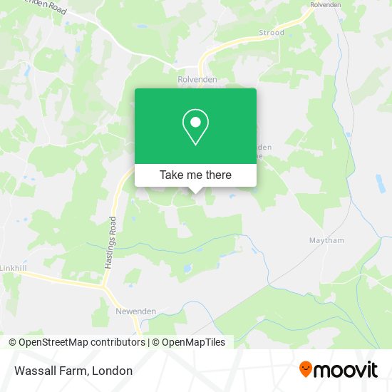 Wassall Farm map