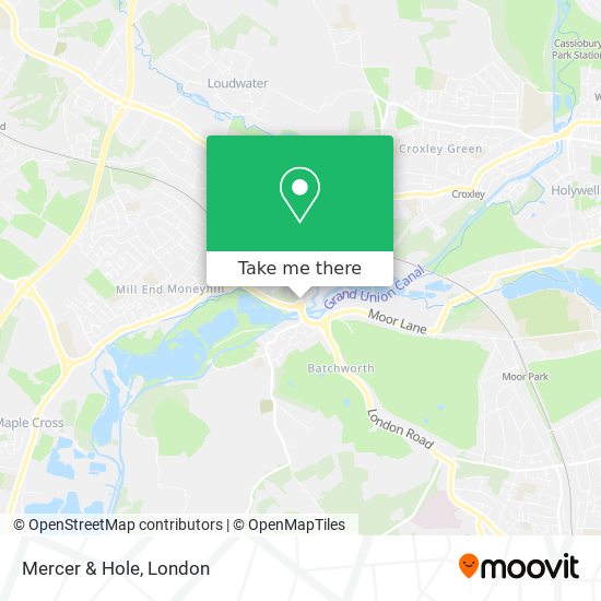 Mercer & Hole map