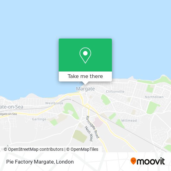 Pie Factory Margate map