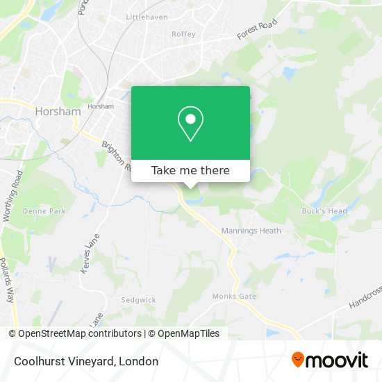 Coolhurst Vineyard map