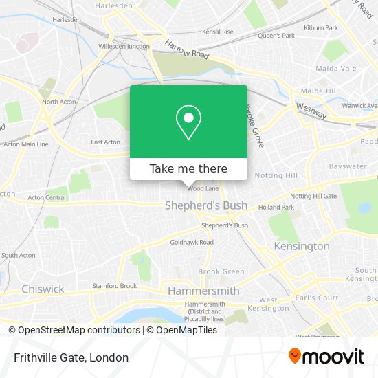 Frithville Gate map