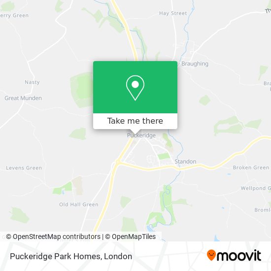 Puckeridge Park Homes map