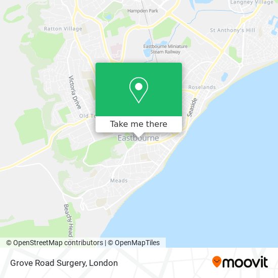 Grove Road Surgery map