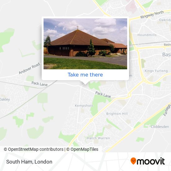 South Ham map