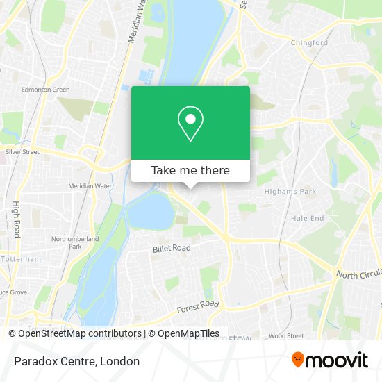 Paradox Centre map
