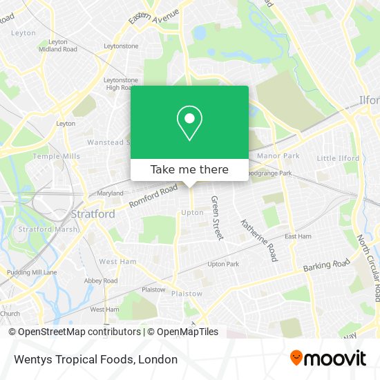 Wentys Tropical Foods map
