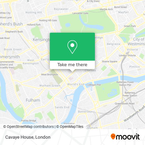 Cavaye House map