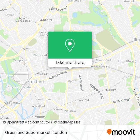 Greenland Supermarket map
