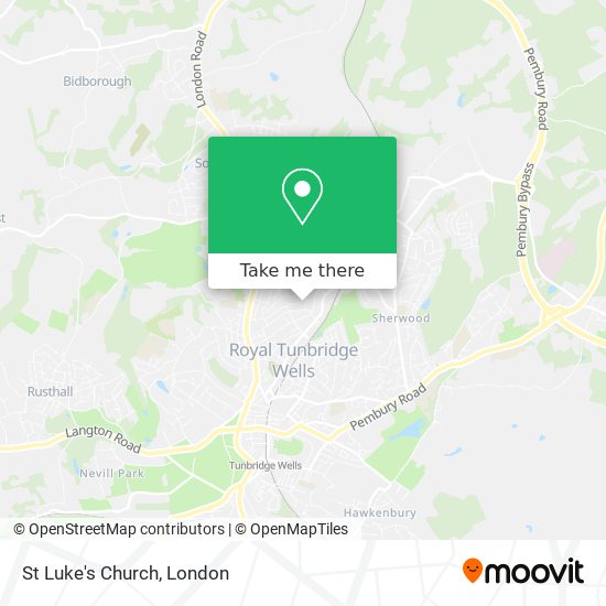 St Luke's Church map