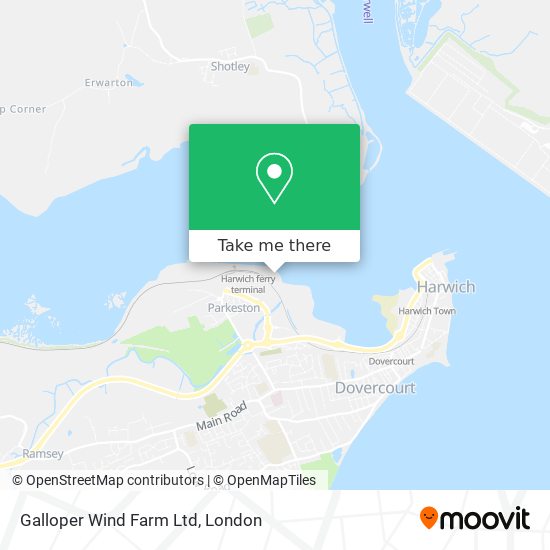 Galloper Wind Farm Ltd map
