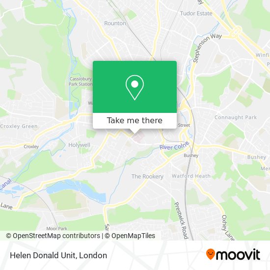 Helen Donald Unit map