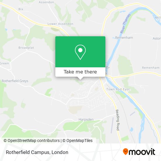 Rotherfield Campus map