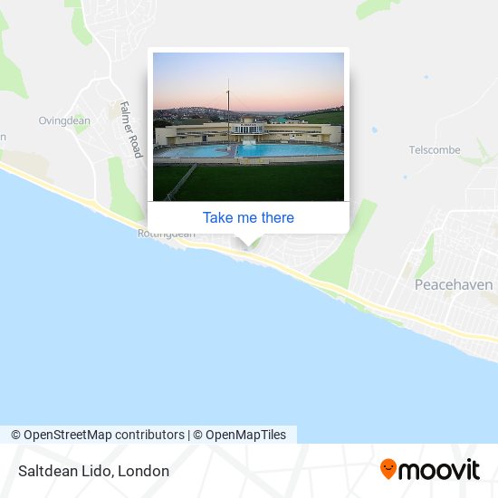 Saltdean Lido map