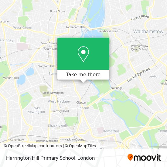 Harrington Hill Primary School map