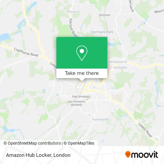 Amazon Hub Locker map