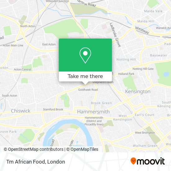 Tm African Food map