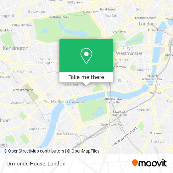 Ormonde House map