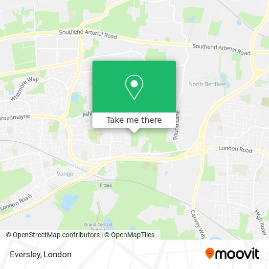 Eversley map