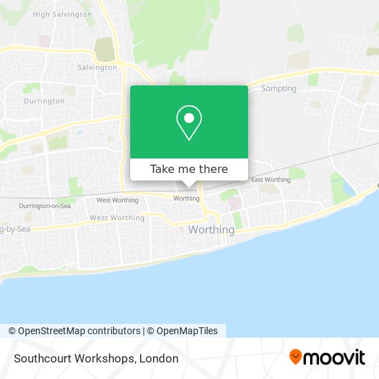 Southcourt Workshops map