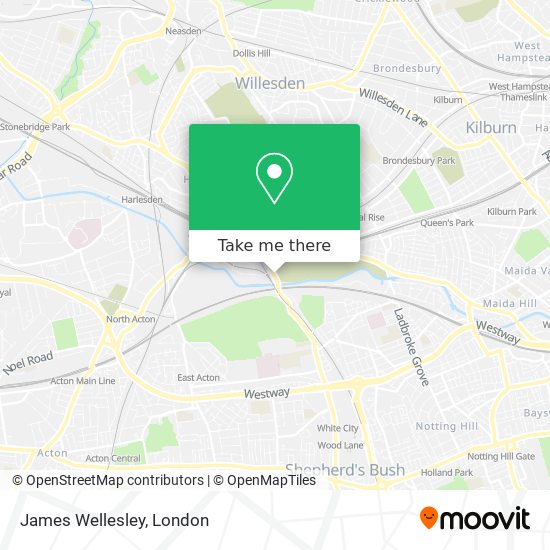 James Wellesley map
