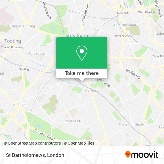 St Bartholomews map
