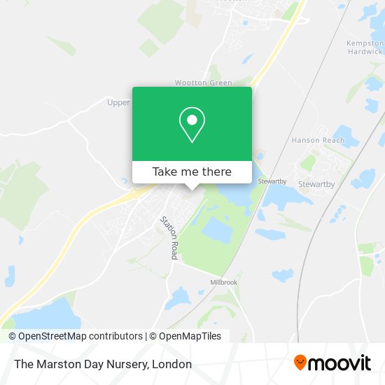 The Marston Day Nursery map