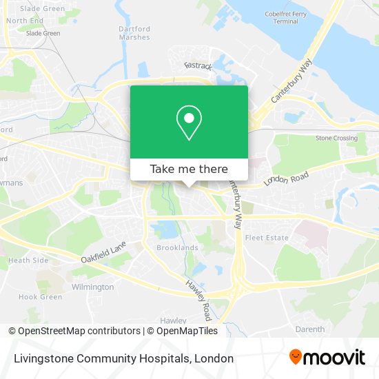 Livingstone Community Hospitals map