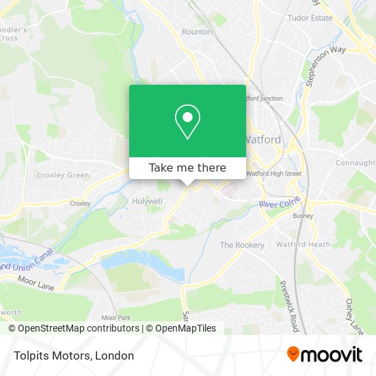 Tolpits Motors map