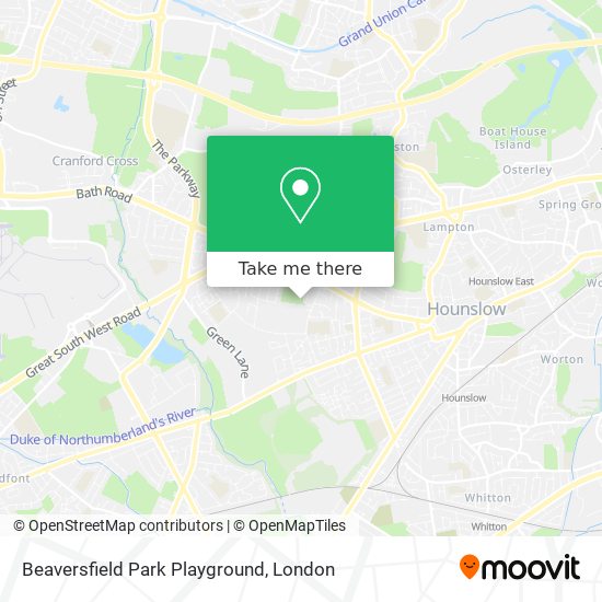 Beaversfield Park Playground map
