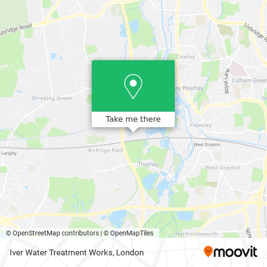 Iver Water Treatment Works map