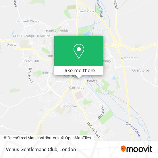 Venus Gentlemans Club map